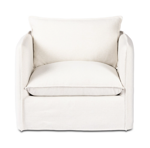 Andre Outdoor Swivel Chair - Alessi Linen