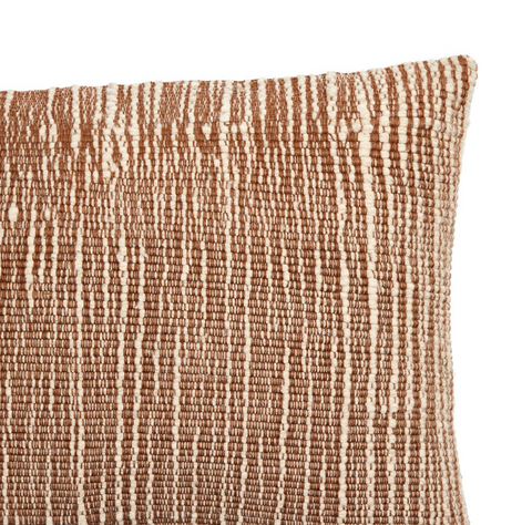 Handwoven Stripe Wool Pillow - 20"