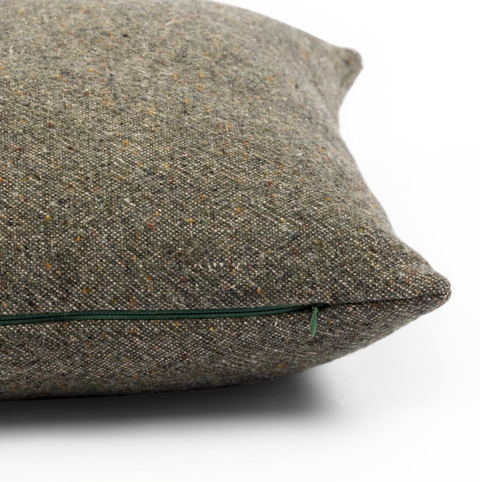 Stonewash Linen Pillow - Hasselt Olive Green -22"