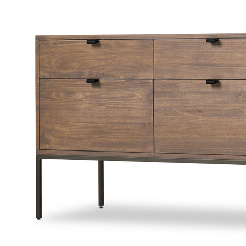 Trey Modular Wide Filing Cabinet - Auburn Poplar