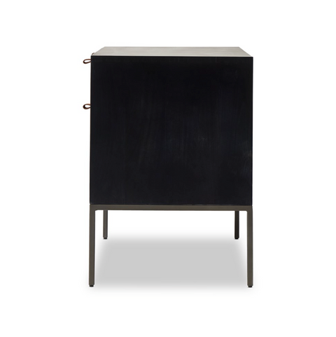Trey Modular Wide Filing Cabinet - Black Wash Poplar