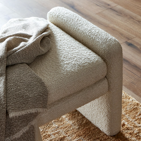 Serena Accent Bench - Durham Cream