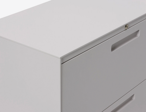Novah 2-Drawer File Cabinet - White