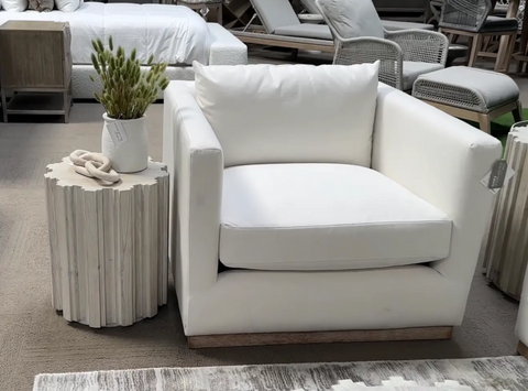 Roma Accent Table - White Wash Pine