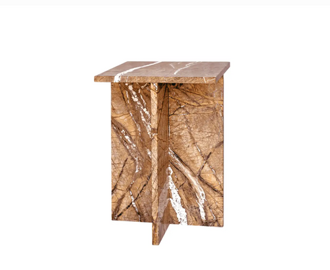 Blair Accent Table Golden Forest Marble