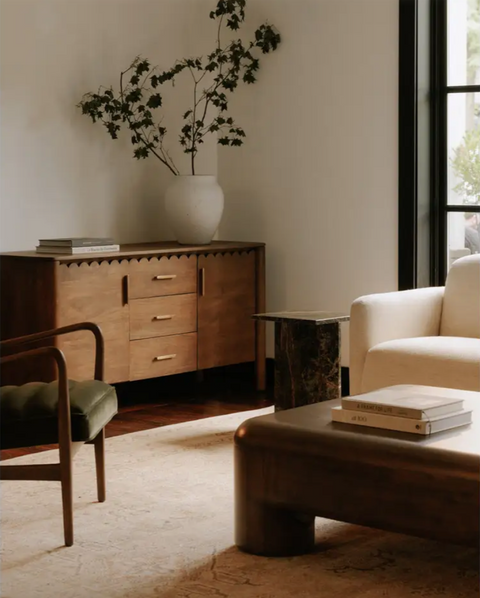 Wiley 3 Drawer Sideboard - Vintage Brown