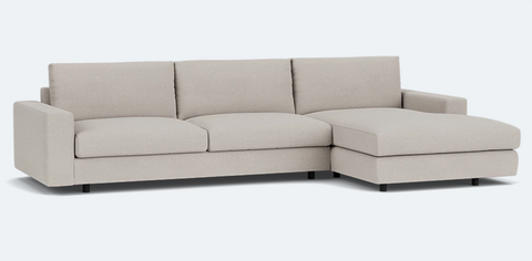 Cello 2-Piece Sectional Sofa with RHF Chaise - Panama Zinc - IN STOCK