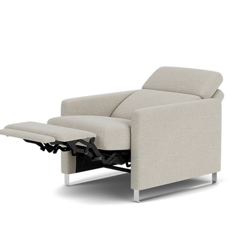 Lawrence Reclining Chair, Lee Flax - IN STOCK