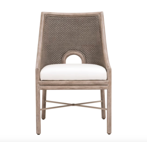 Adamo Dining Chair - French Gray Cabana Loom