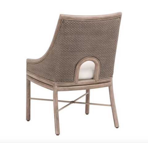 Adamo Dining Chair - French Gray Cabana Loom