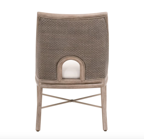 Adamo Dining Chair - French Gray Cabana Loom