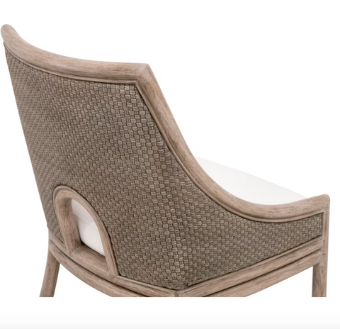 Adamo Dining Chair - French Gray Cabana Loom