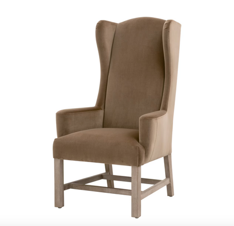 Bennett Arm Chair - Caramel Velvet