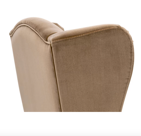 Bennett Arm Chair - Caramel Velvet