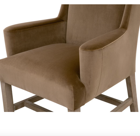 Bennett Arm Chair - Caramel Velvet