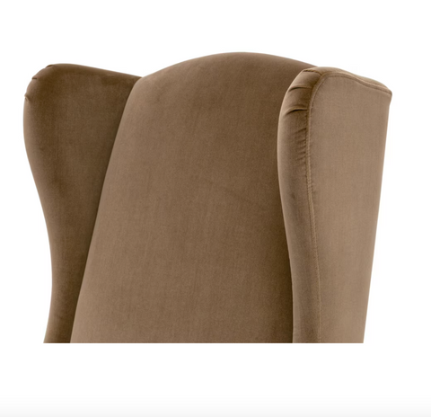 Bennett Arm Chair - Caramel Velvet