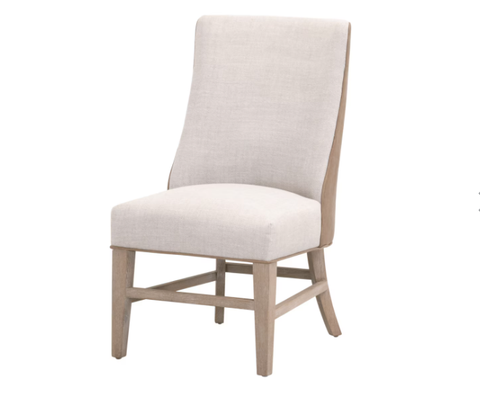 Duet Head Chair - Bisque French Linen