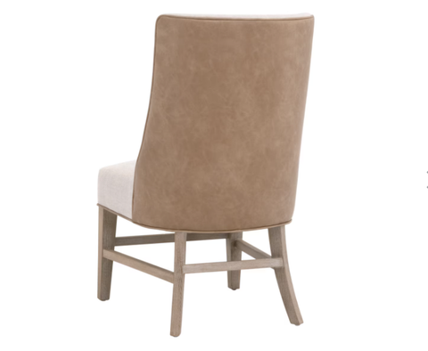 Duet Head Chair - Bisque French Linen