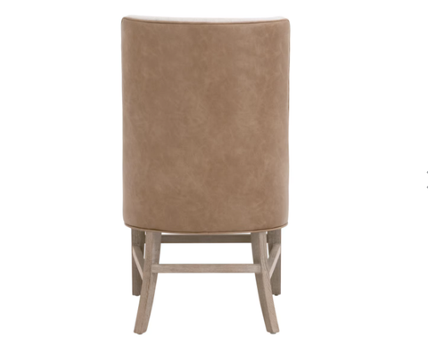 Duet Head Chair - Bisque French Linen