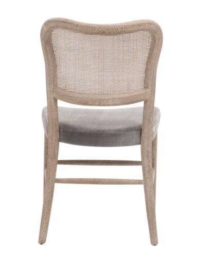 Cela Dining Chair - Natural Gray Oak (Dark Dove Velvet)