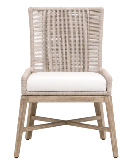 Overlay Dining Chair - Oyster Twist Rope