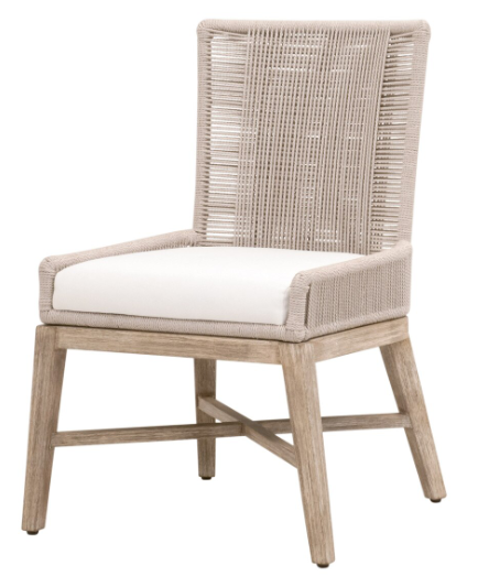 Overlay Dining Chair - Oyster Twist Rope