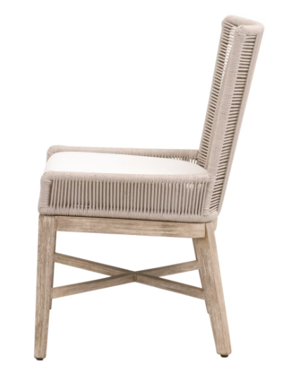 Overlay Dining Chair - Oyster Twist Rope