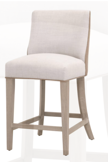 DUET COUNTER STOOL - Bisque French Linen