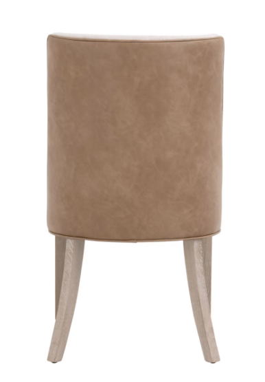 DUET DINING CHAIR - Bisque French Linen / Natural Gray Ash