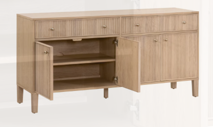 Highland Media Sideboard - Natural Oak