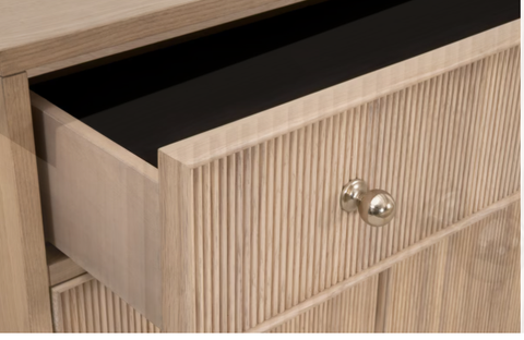 Highland Media Sideboard - Natural Oak