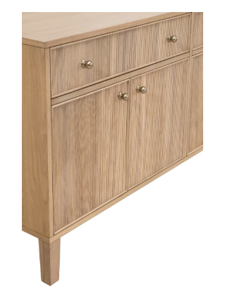 Highland Media Sideboard - Natural Oak