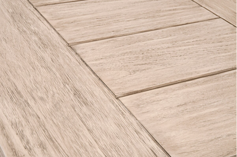 Sur Outdoor End Table - Washed Ever Teak