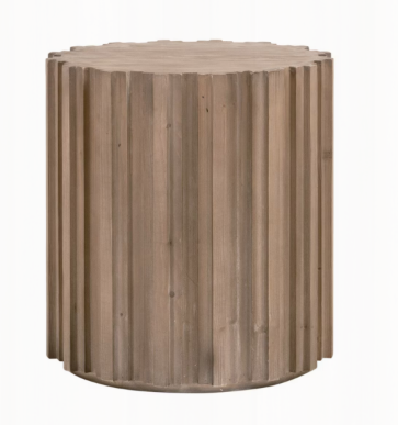 Roma End Table - Smoke Gray Pine