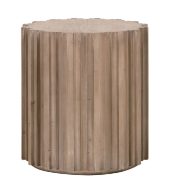 Roma End Table - Smoke Gray Pine