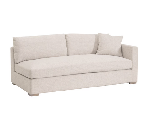 Newport Outdoor Modular 2-Seat Right Track Arm Sofa