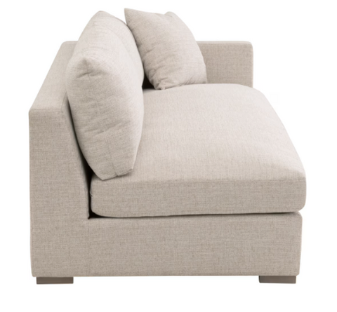 Newport Outdoor Modular 2-Seat Right Track Arm Sofa