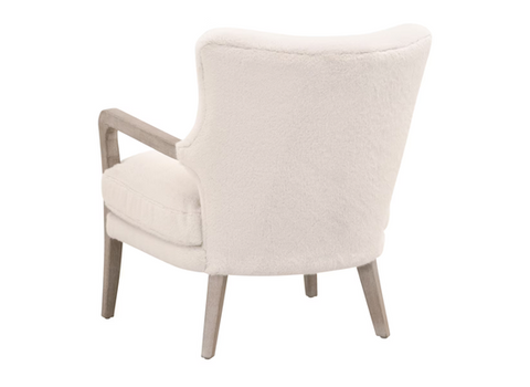Calvin Club Chair, Varley Cream, Natural Gray Oak