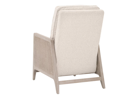 Leone Recliner, LiveSmart Gellar-Linen, Natural Gray Oak, Cane