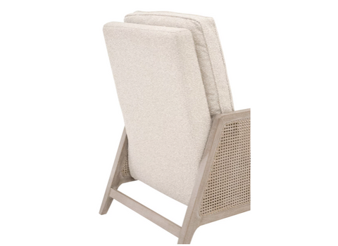 Leone Recliner, LiveSmart Gellar-Linen, Natural Gray Oak, Cane