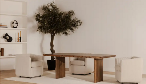 Lila Small Dining Table Brown