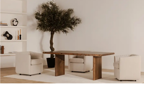 Lila Large Dining Table Brown