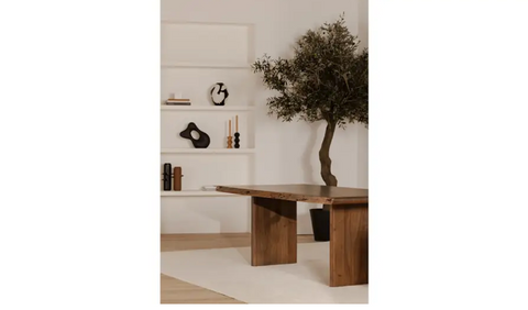 Lila Large Dining Table Brown