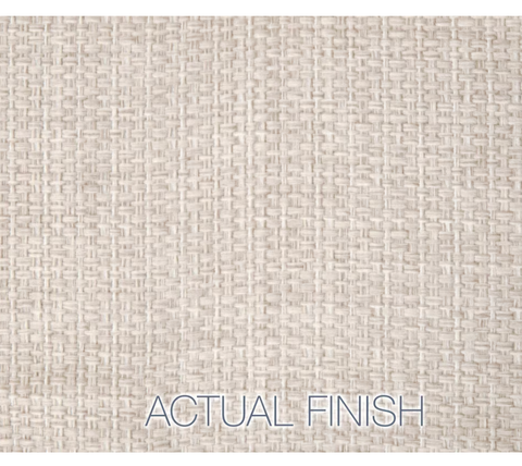 Caspian Outdoor Sofa Chair - Taupe Oval Rope, Performance Ecru Weave, Washed Ever Teak