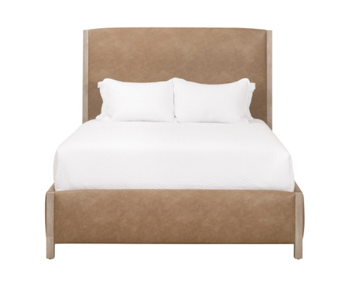 Emmett King Bed - Ivanhoe Toast, Natural Gray