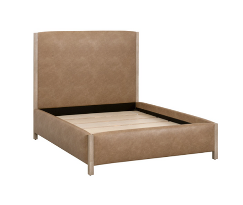 Emmett King Bed - Ivanhoe Toast, Natural Gray
