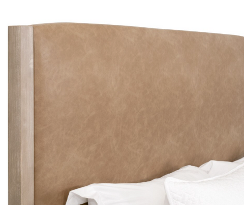 Emmett King Bed - Ivanhoe Toast, Natural Gray