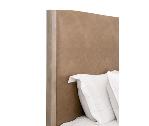 Emmett King Bed - Ivanhoe Toast, Natural Gray