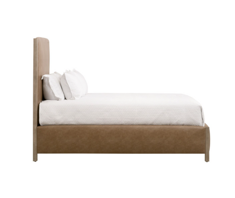 Emmett Queen Bed - Ivanhoe Toast, Natural Gray