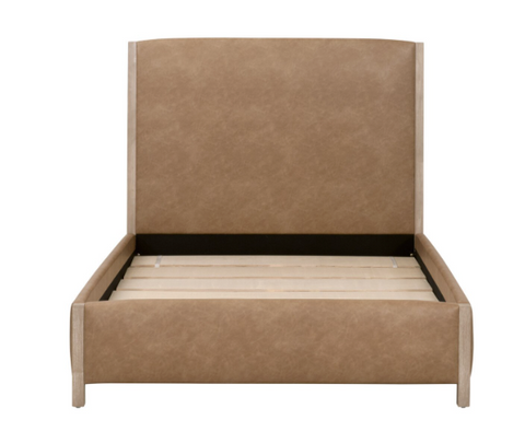 Emmett Queen Bed - Ivanhoe Toast, Natural Gray
